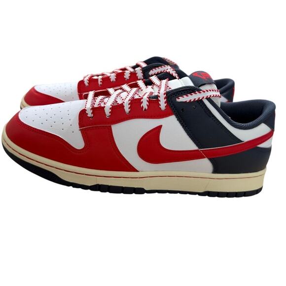 NEW Nike Dunks Boston Red Sox Retro Low Tops Color: Red, White, Blue (13) main image 5
